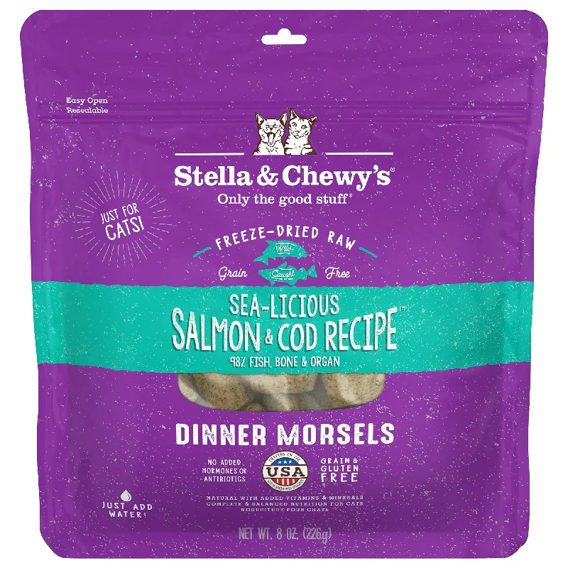 Sea-Licious Salmon & Cod Freeze-Dried Raw Dinner Morsels