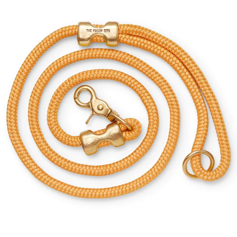 Foggy Dog Goldenrod Marine Rope Dog Leash