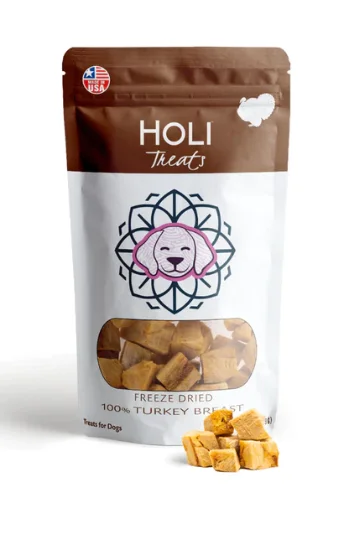 Holi Freeze Dried Turkey Dog Treats 1.75oz