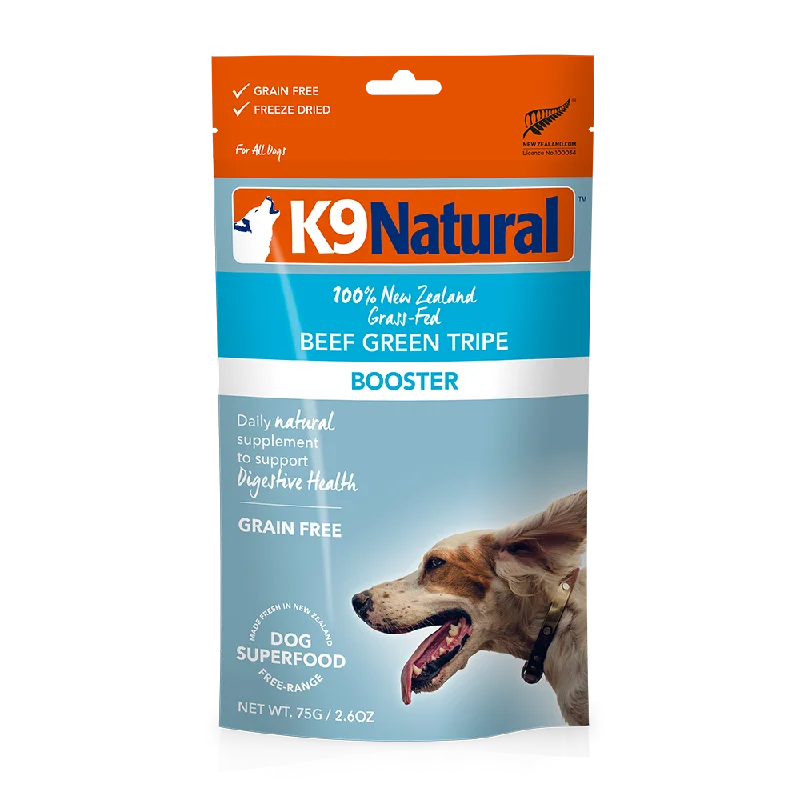 K9 Natural Dog Freeze Dried Beef Green Tripe Booster 75g