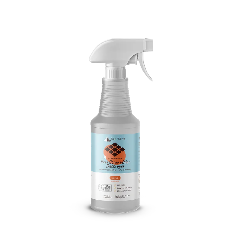 Kin + Kind Pet Pee + Stain + Odor Destroyer for Multisurface - Citrus 32oz