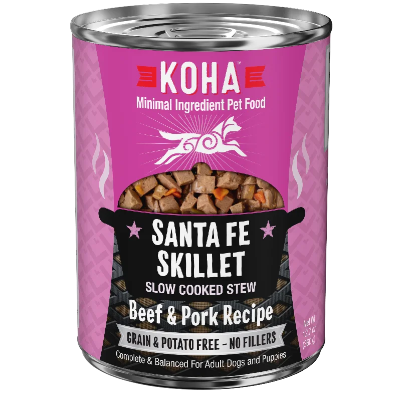 Koha Santa Fe Skillet Slow Cooked Stew Wet Dog Food 12.7oz