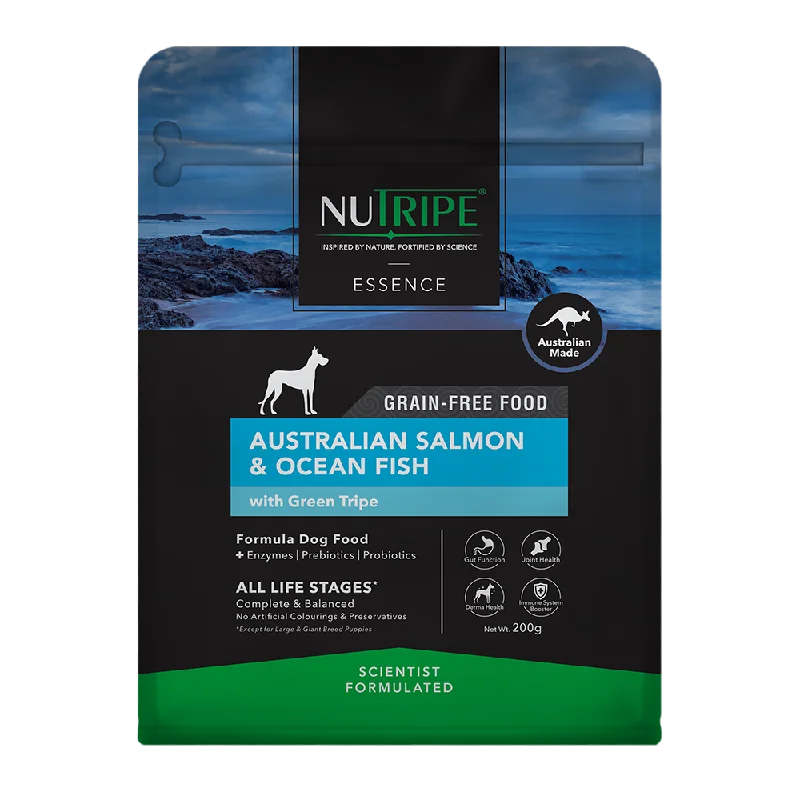 Nutripe Dog Essence Australian Salmon & Ocean Fish with Green Tripe 200g