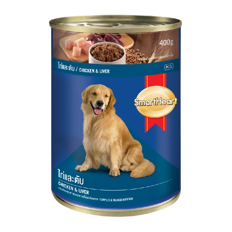 SmartHeart Dog Can Chicken & Liver 400g