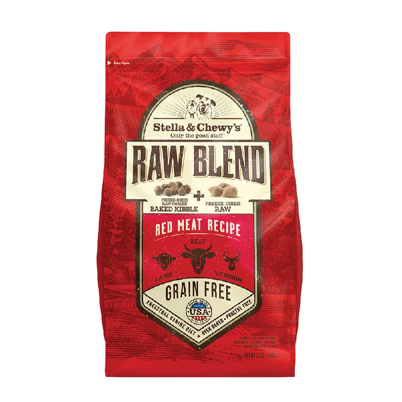 Stella & Chewy's Dog Raw Blend - Red Meat Recipe Lamb, Beef & Venison 3.5lb