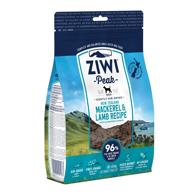 Ziwi Peak Dog Air-Dried Mackerel & Lamb 454g